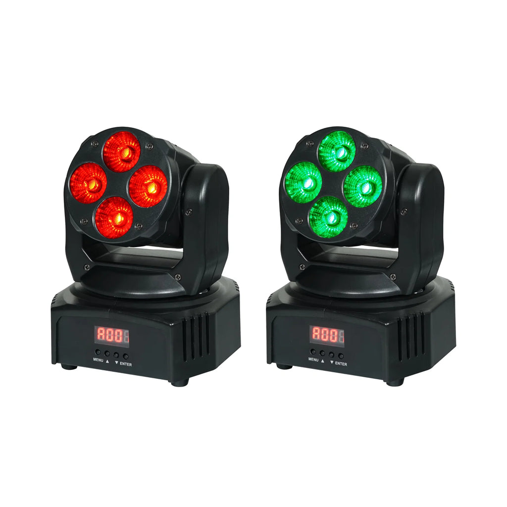 EQUINOX FUSION 40 Pack - One Pair of Moving Heads in Carry Bag with DMX Cable