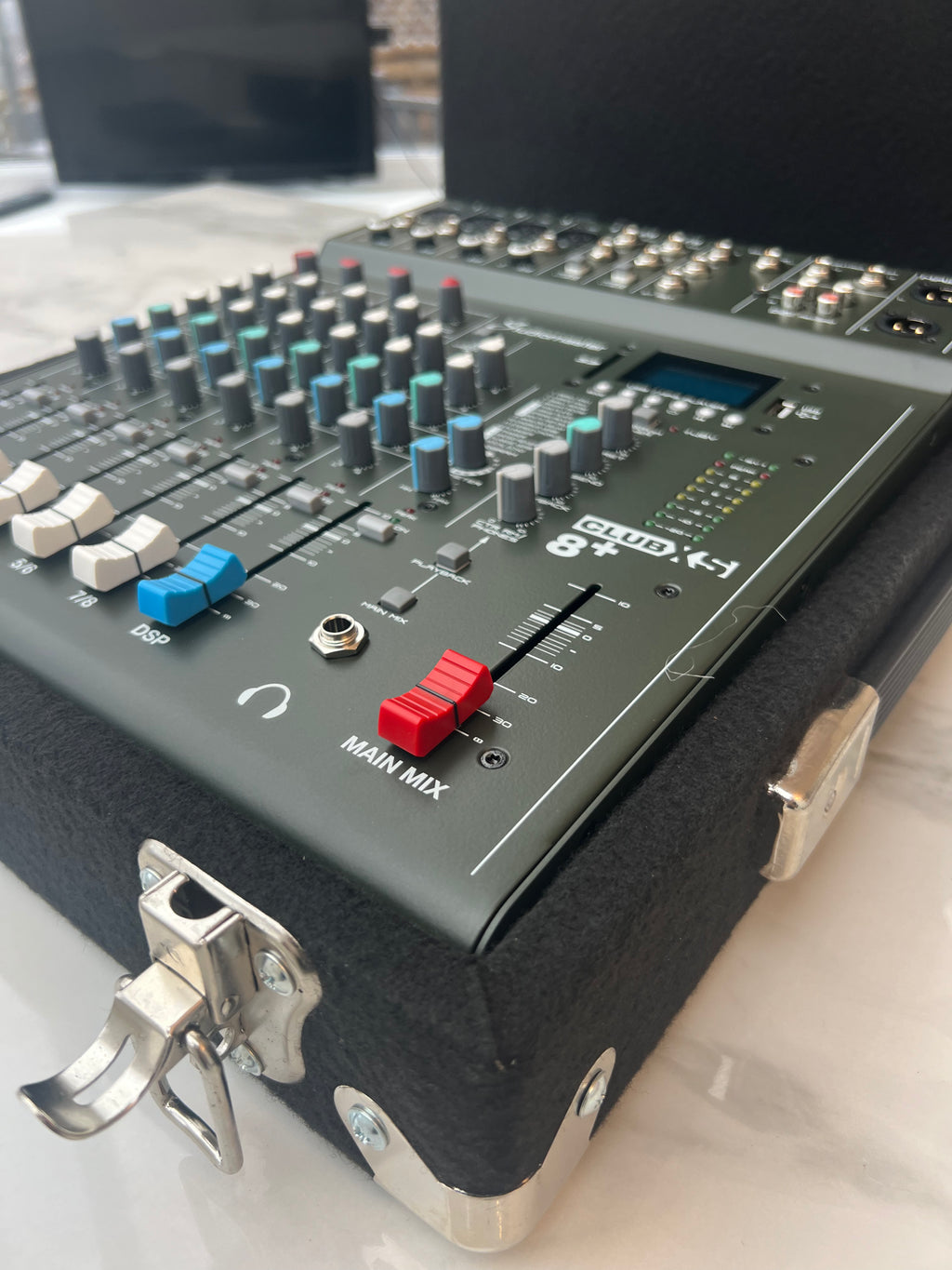 EXCLUSIVE Studiomaster Club XS8+ Mixer in Bespoke Flight Case