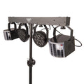 KAM PARTY SET - 2x PARs, 2x DERBYS, LIGHTING STAND + CARRY BAGS SET