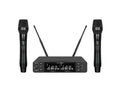 Q-AUDIO QWM1960 HH V3 UHF Dual Channel True Diversity Dual Handheld Wireless Mic System