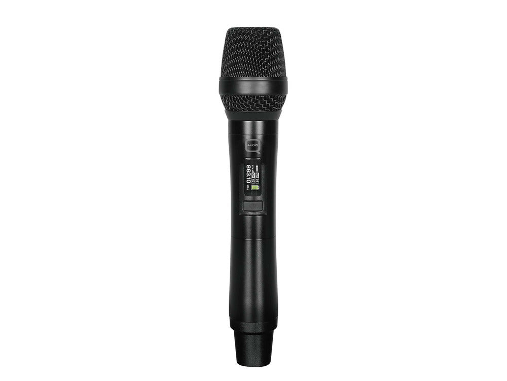 Q-AUDIO QWM1960 HH V3 UHF Dual Channel True Diversity Dual Handheld Wireless Mic System