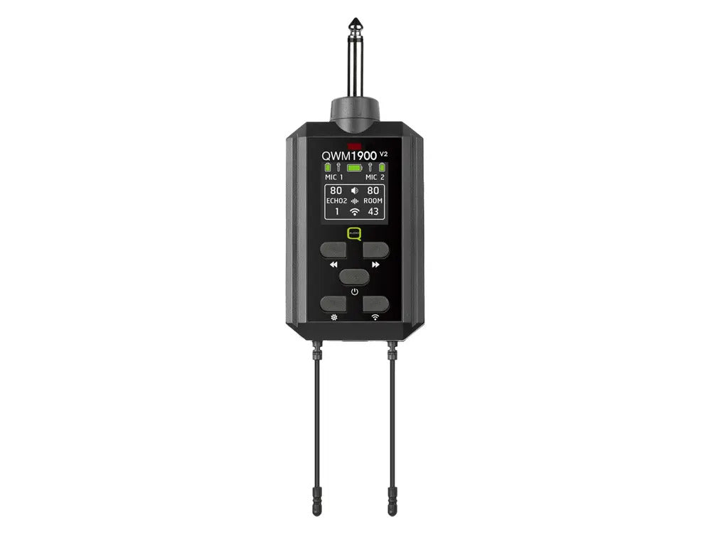 Q AUDIO QWM1900 HH V2 DUAL WIRELESS HANDHELD SYSTEM